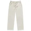 Wide Leg Cropped French Terry Sweatpant Eggshell - Unisex sold by Province of Canada