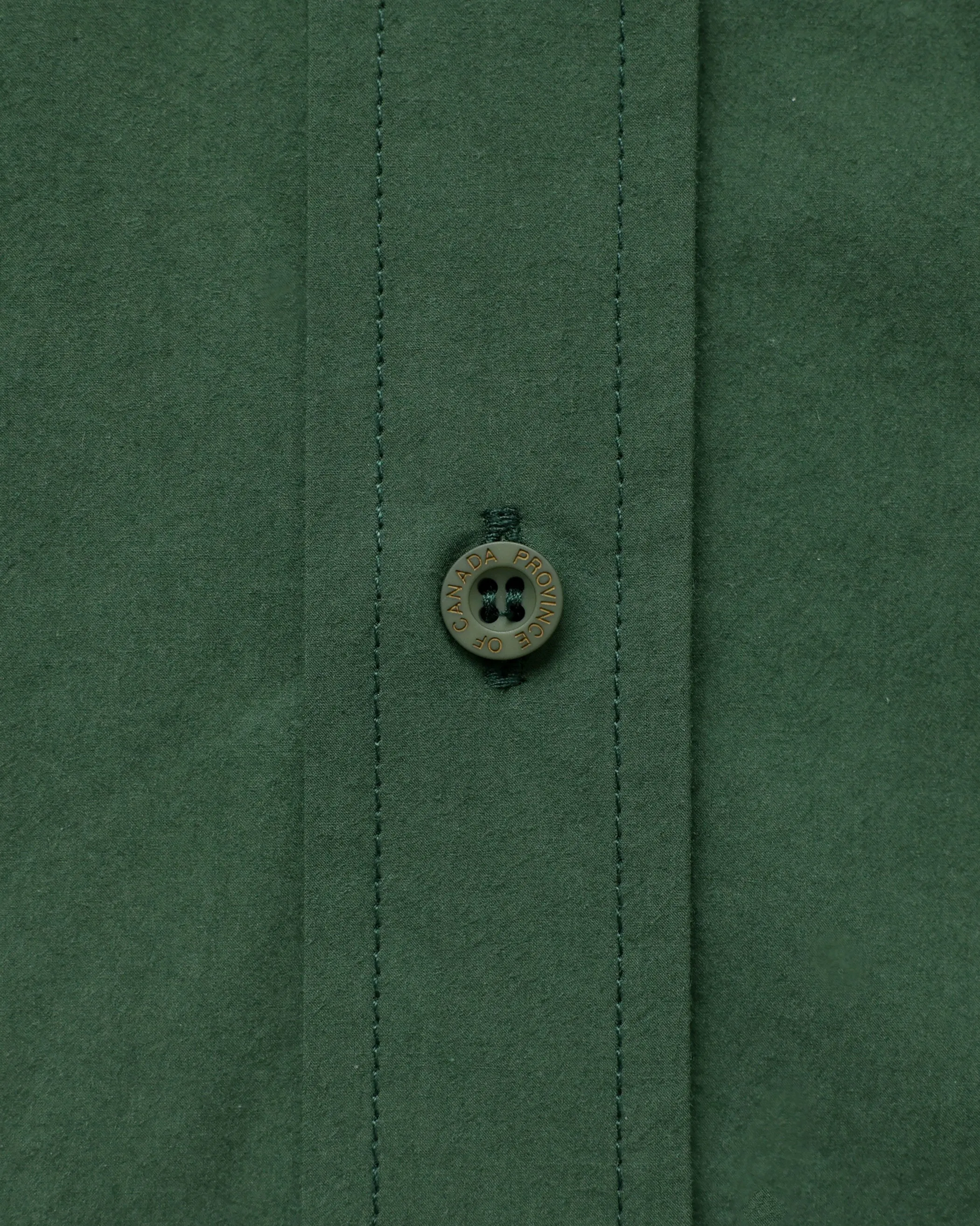 Washed Poplin Shirt Forest - Unisex sold by Province of Canada product image thumbnail 4