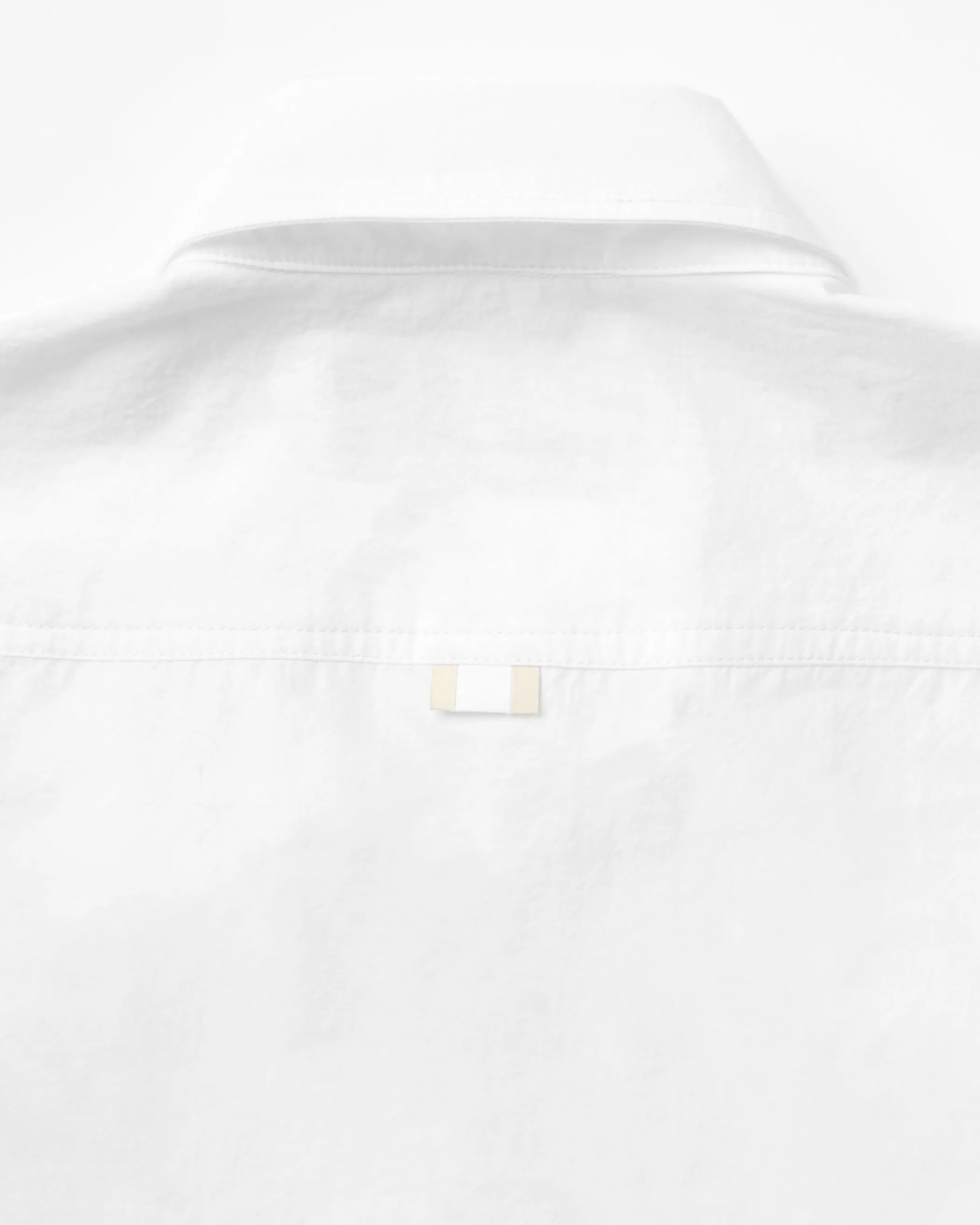 Washed Poplin Shirt White - Unisex sold by Province of Canada product image thumbnail 5