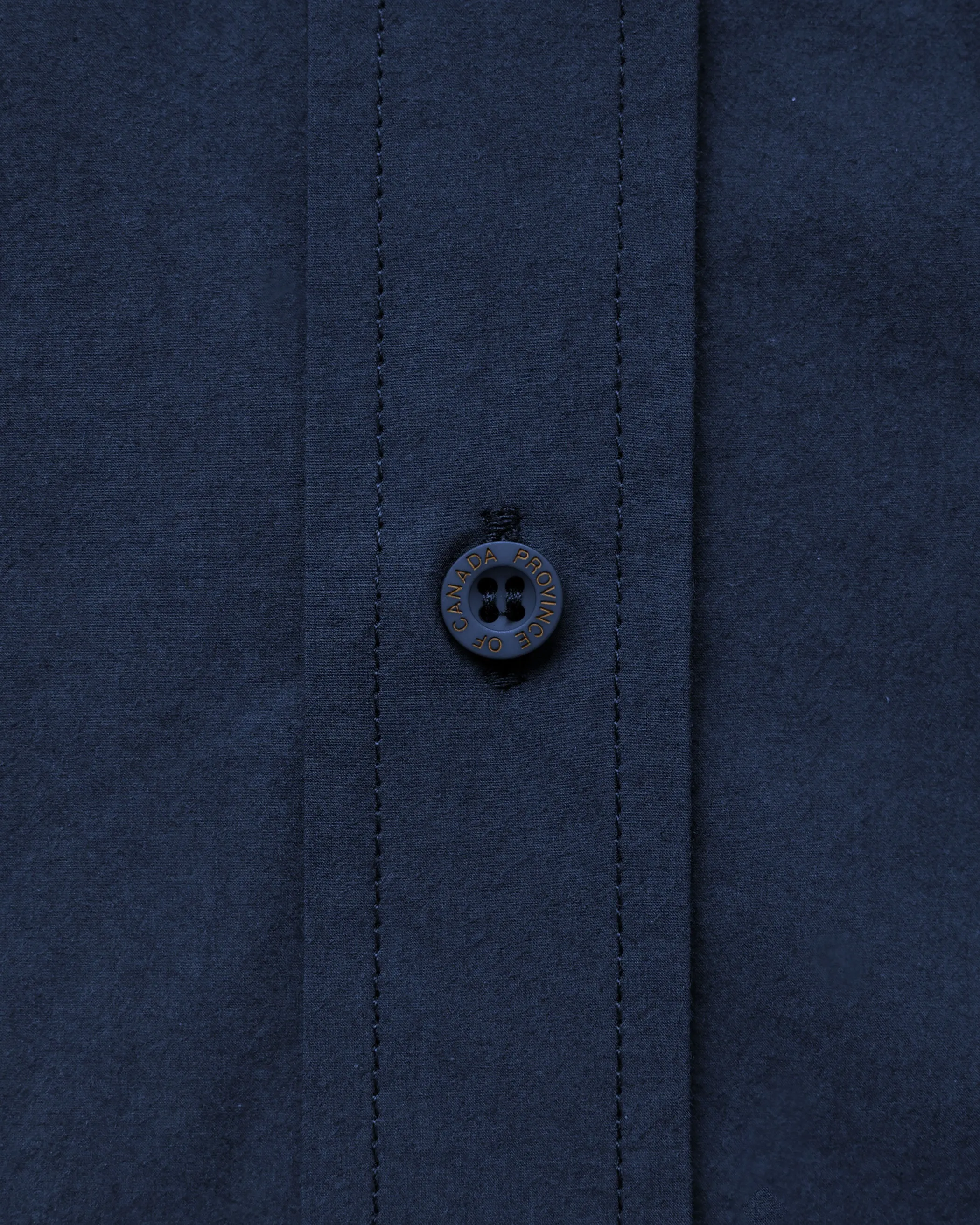 Washed Poplin Shirt Navy - Unisex sold by Province of Canada product image thumbnail 4