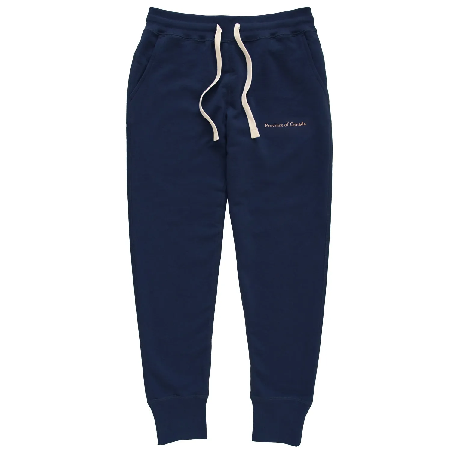 Skinny French Terry Sweatpant Navy - Unisex sold by Province of Canada