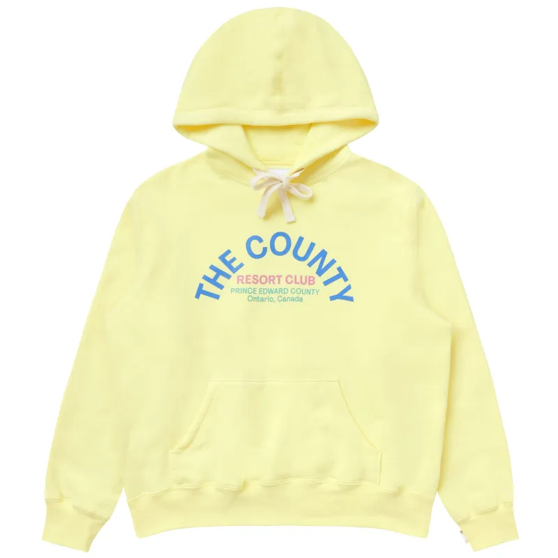 The County Fleece Hoodie Lemon - Unisex sold by Province of Canada