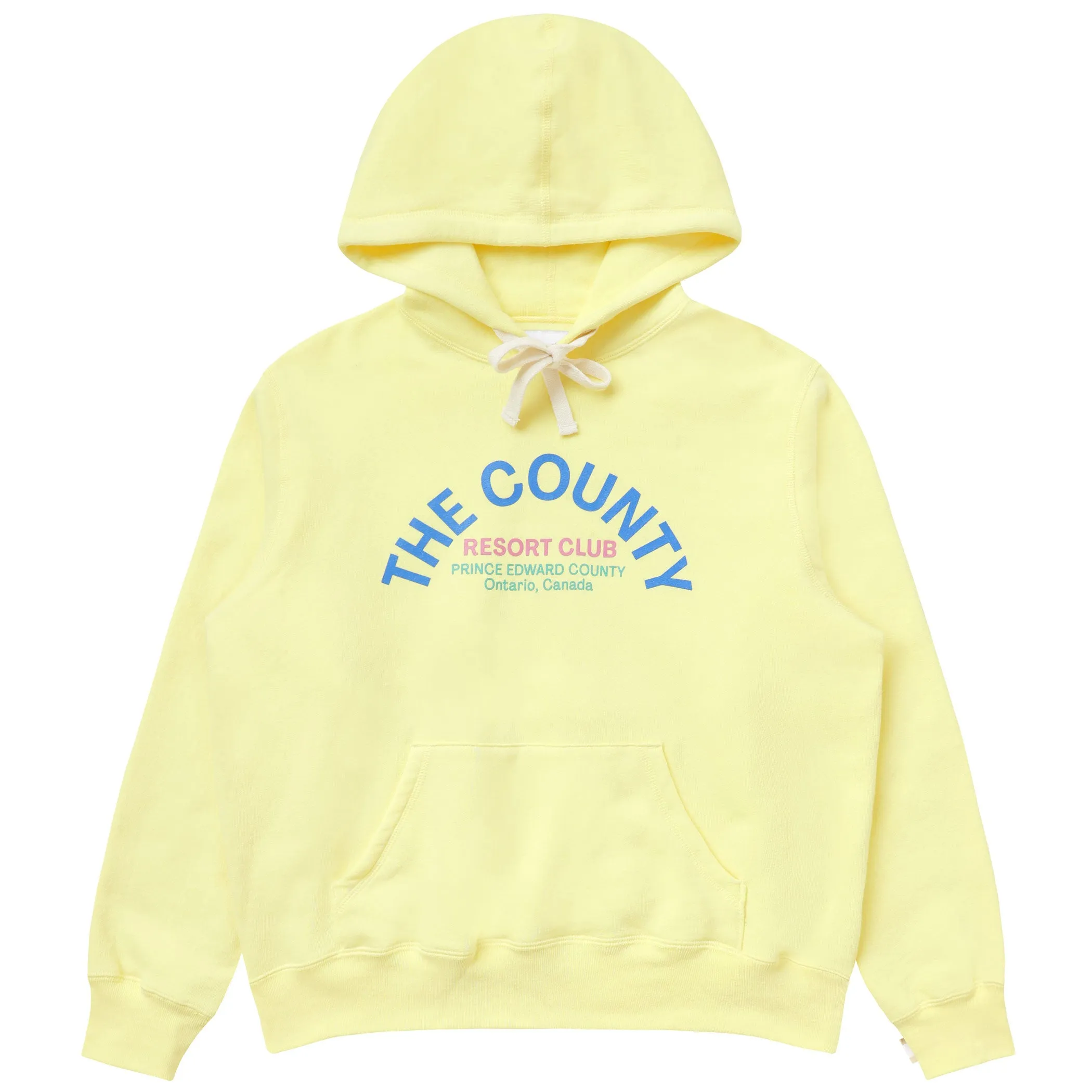 The County Fleece Hoodie Lemon - Unisex sold by Province of Canada