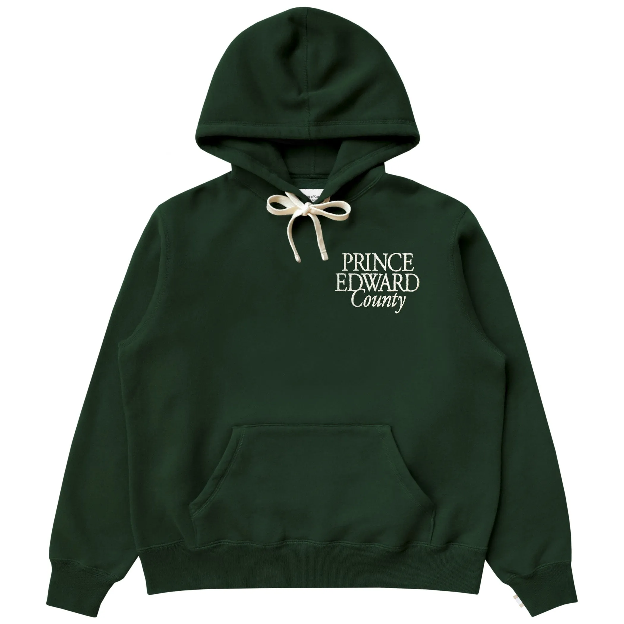 Prince Edward County Fleece Hoodie Forest - Unisex sold by Province of Canada
