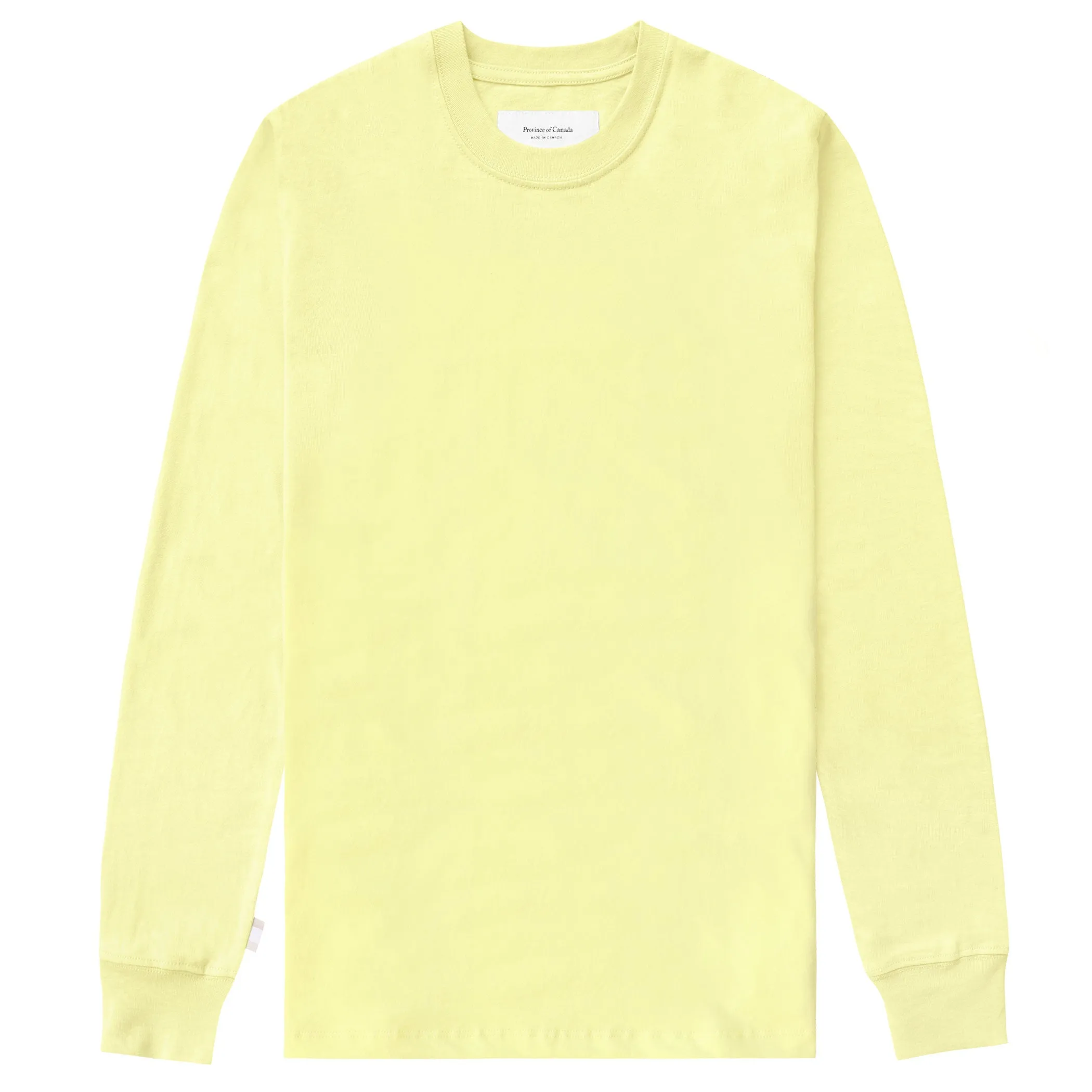 Monday Long Sleeve Tee Lemon - Unisex sold by Province of Canada