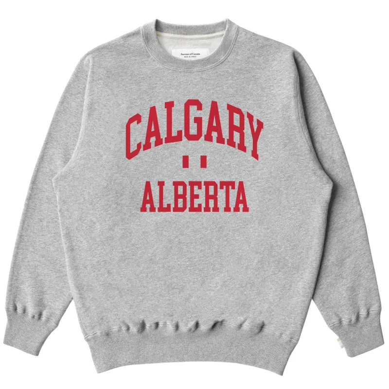 Calgary Fleece Sweatshirt Heather Grey - Unisex sold by Province of Canada