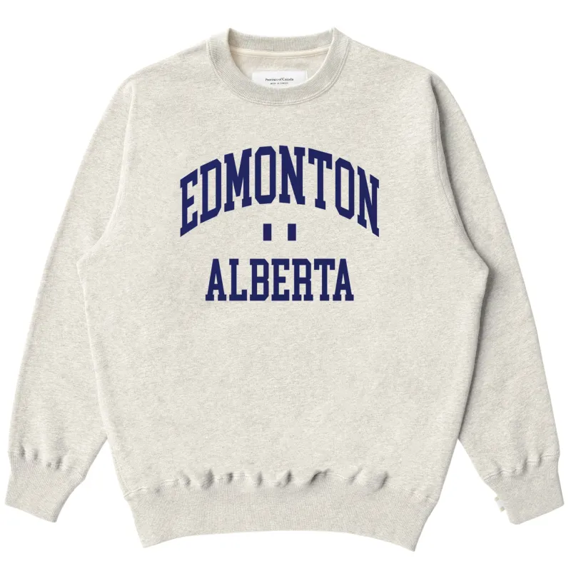 Edmonton Fleece Sweatshirt Eggshell - Unisex sold by Province of Canada