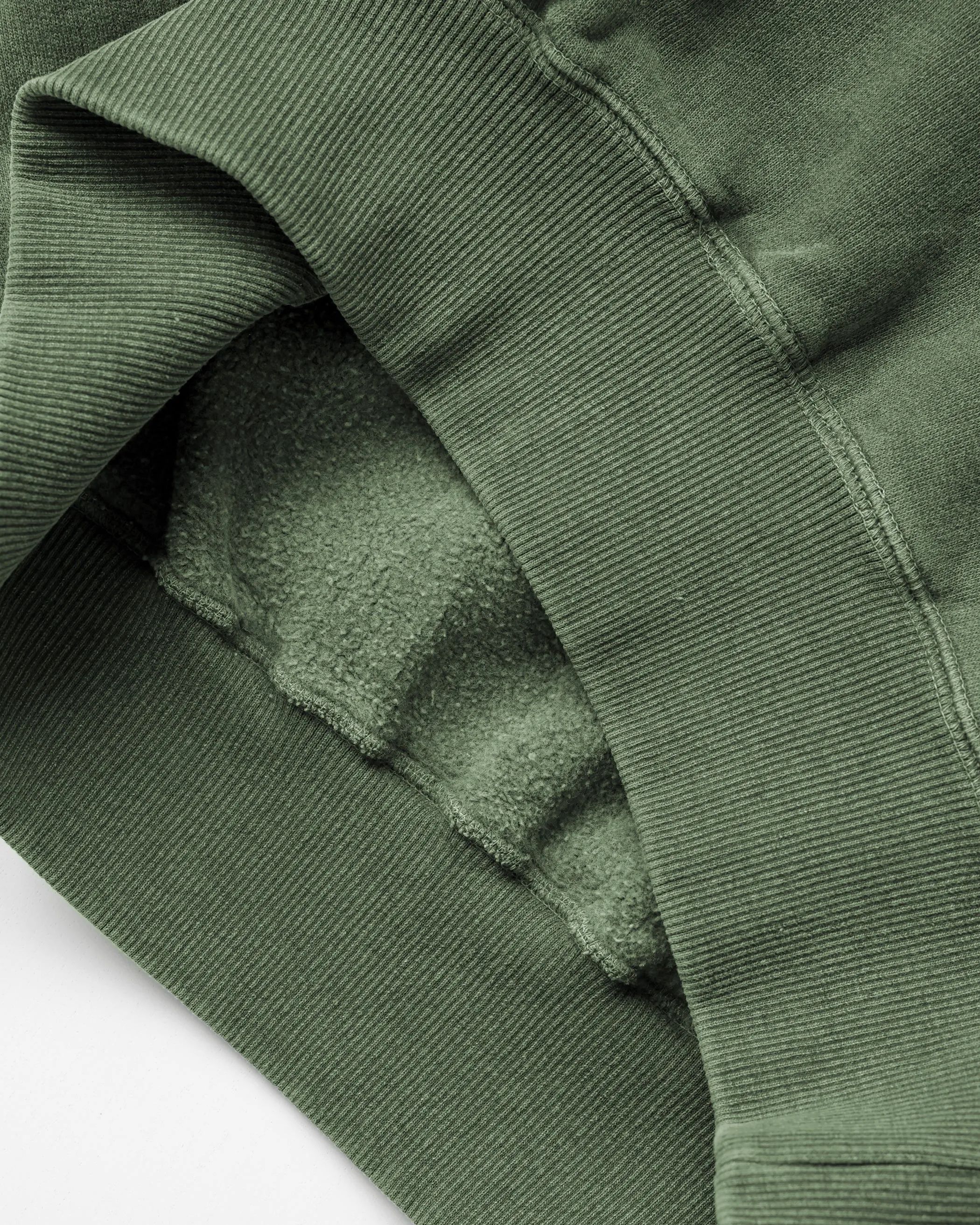 Cottage Fleece Sweatshirt Washed Olive - Unisex sold by Province of Canada product image thumbnail 3