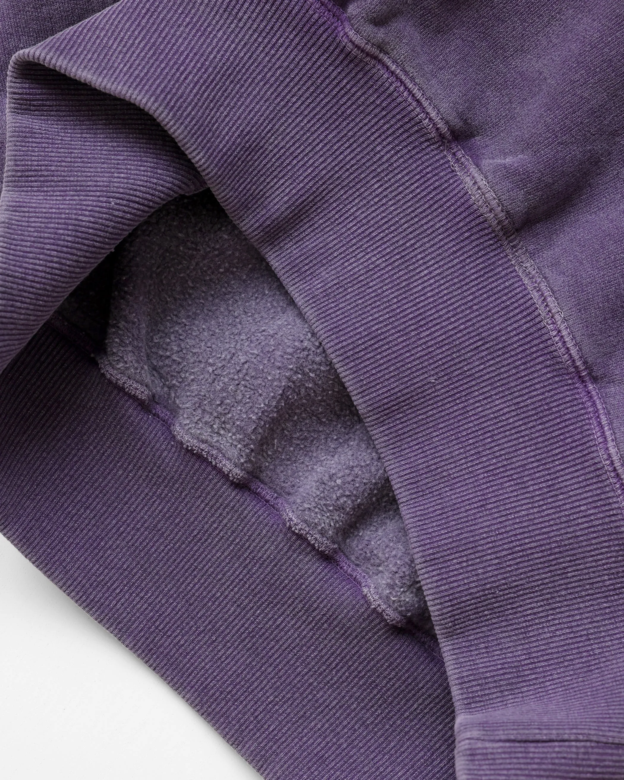 Cottage Fleece Sweatshirt Washed Purple - Unisex sold by Province of Canada product image thumbnail 3