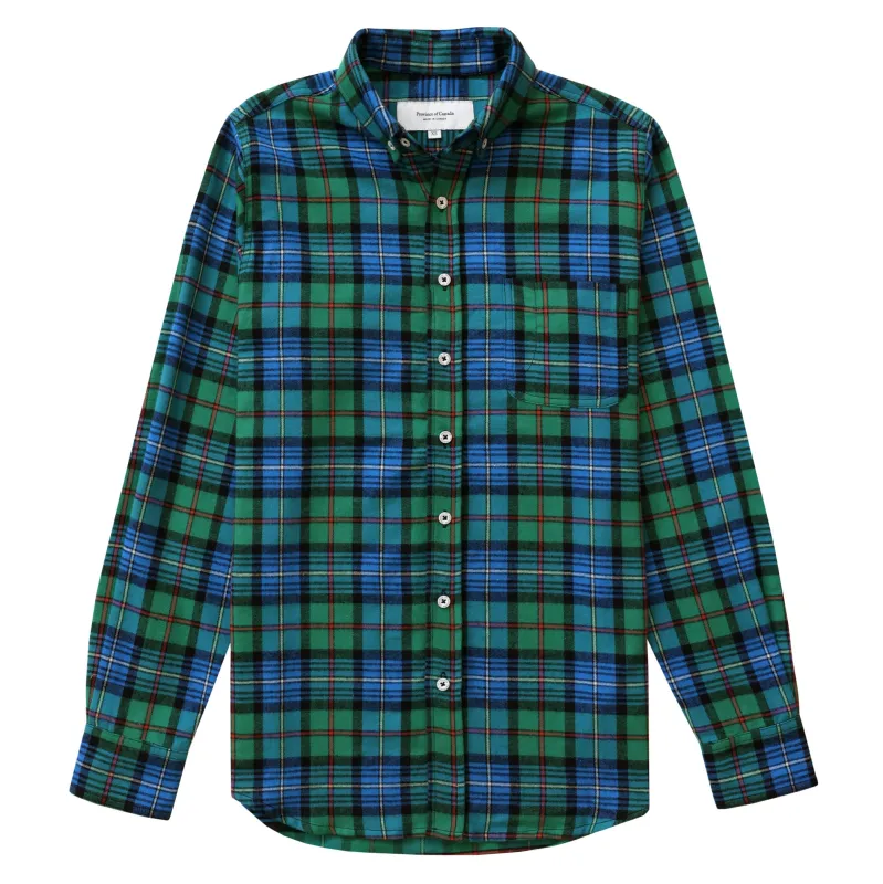 Evergreen Plaid Flannel Shirt - Unisex sold by Province of Canada