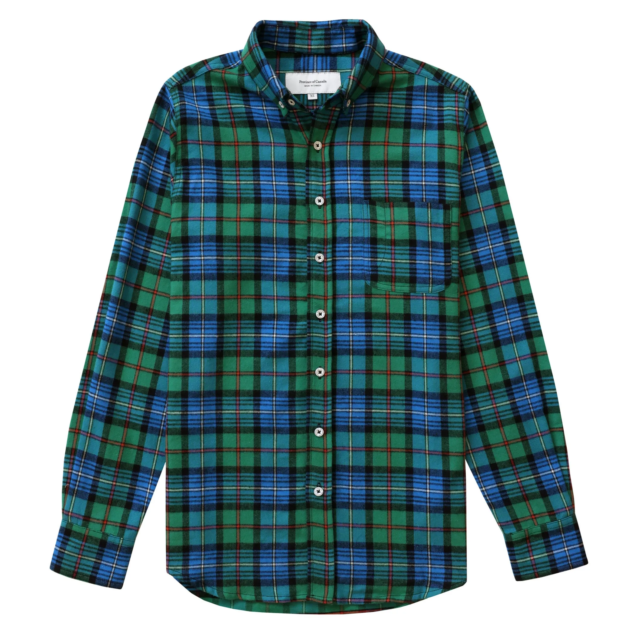 Evergreen Plaid Flannel Shirt - Unisex sold by Province of Canada
