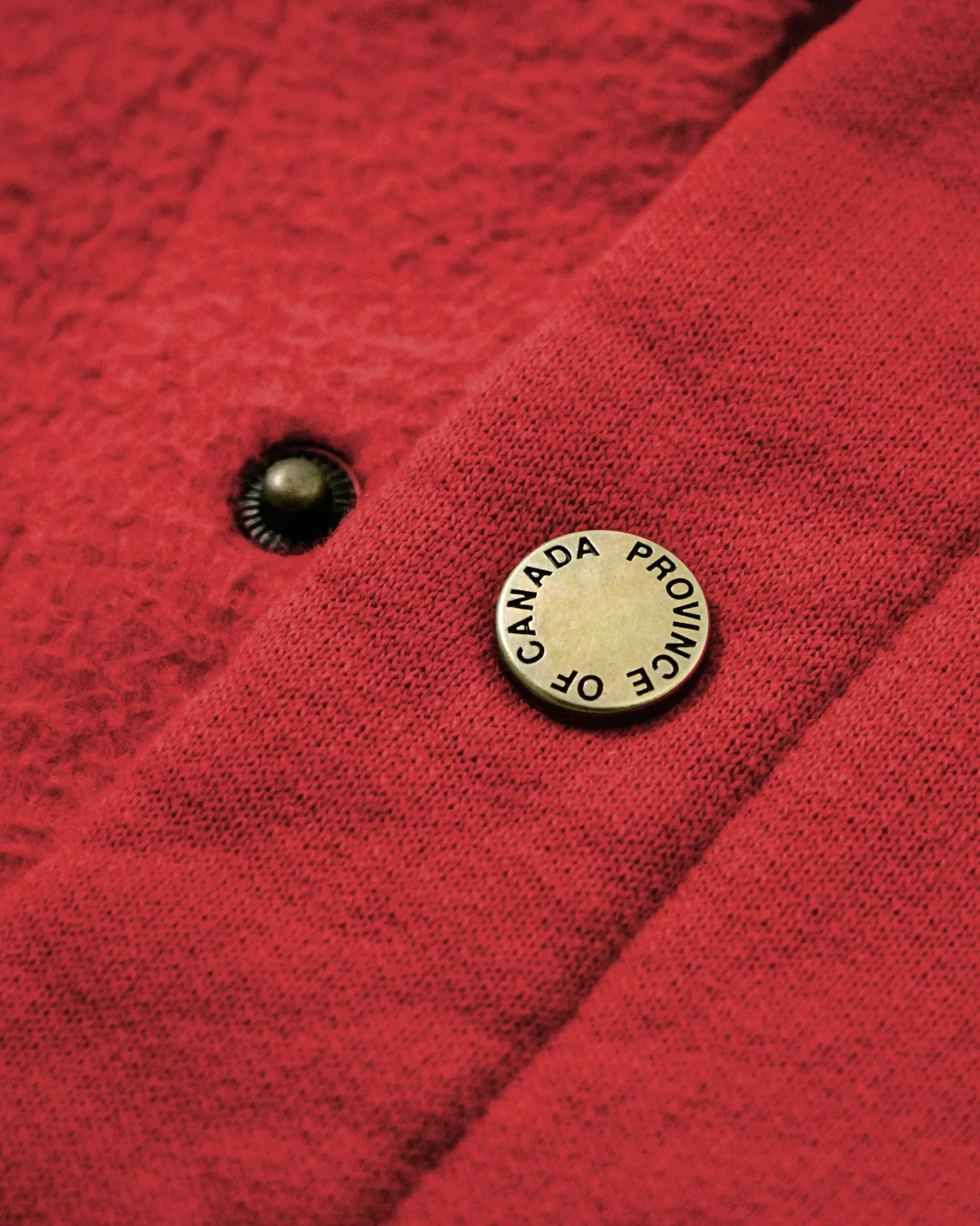 Reverse Fleece Pullover Red - Unisex sold by Province of Canada product image thumbnail 4