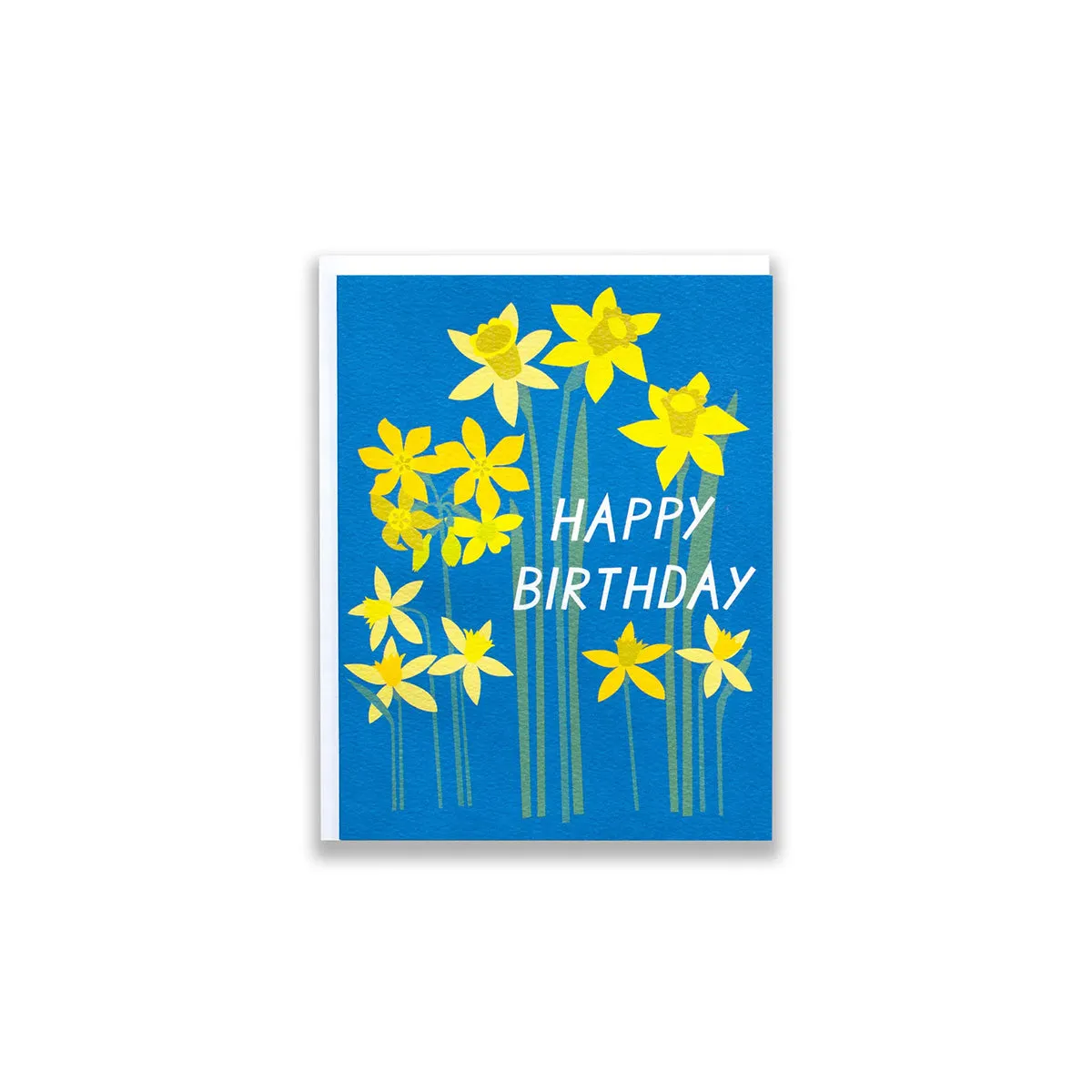 Cheery Daffodil Birthday Greeting Card sold by Province of Canada