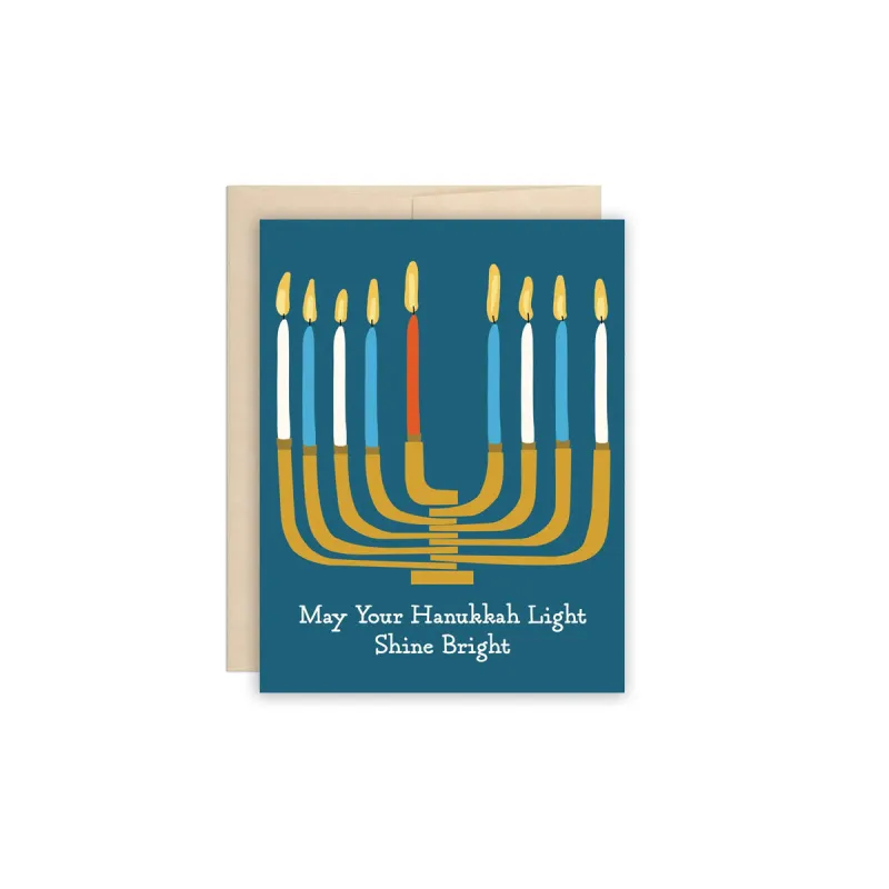 May Your Hanukkah Light Shine Bright Holiday Greeting Card sold by Province of Canada