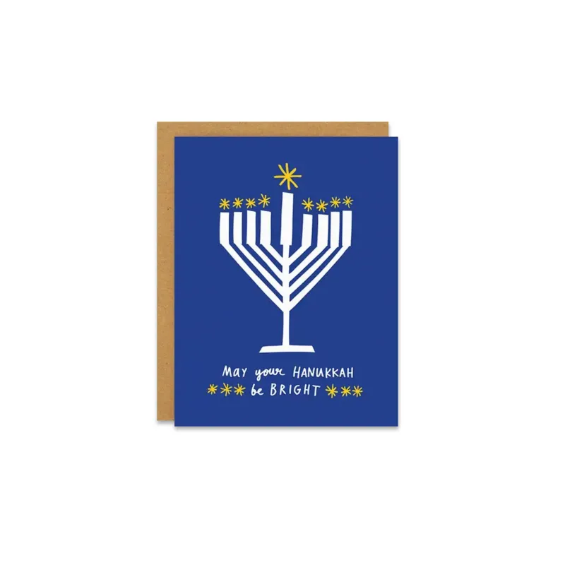 Bright Menorah Greeting Card sold by Province of Canada
