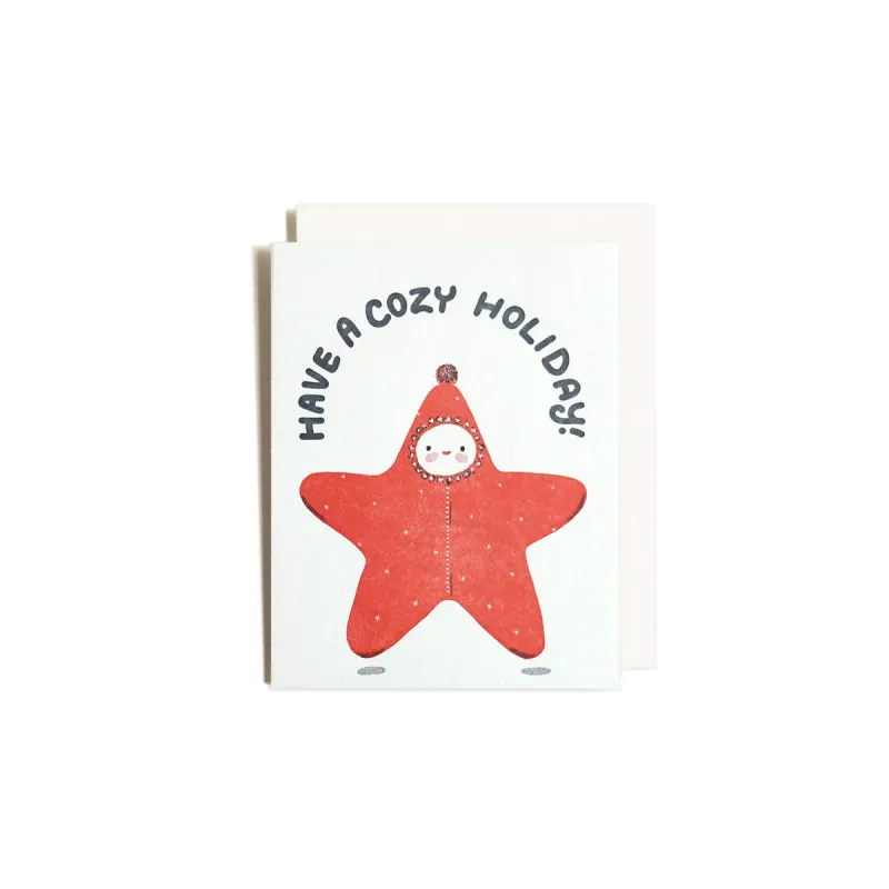 Cozy Star Greeting Card sold by Province of Canada