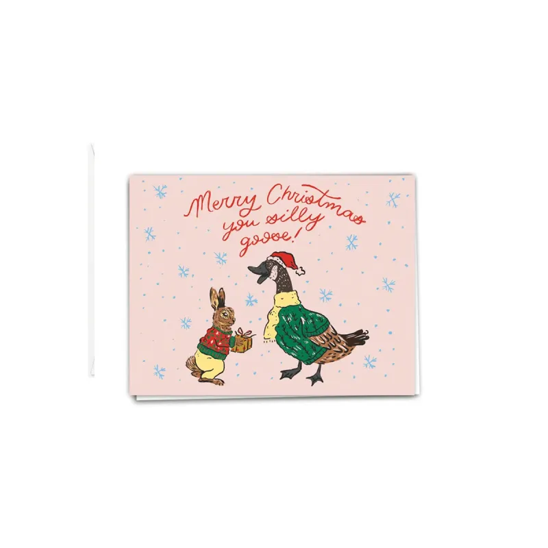 Silly Goose Christmas Greeting Card sold by Province of Canada