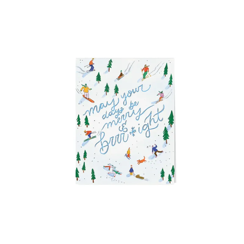 Merry and Brrright Greeting Card sold by Province of Canada