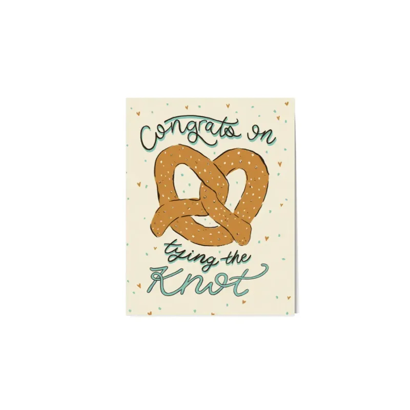 Congrats on Tying The Knot Wedding Greeting Card sold by Province of Canada