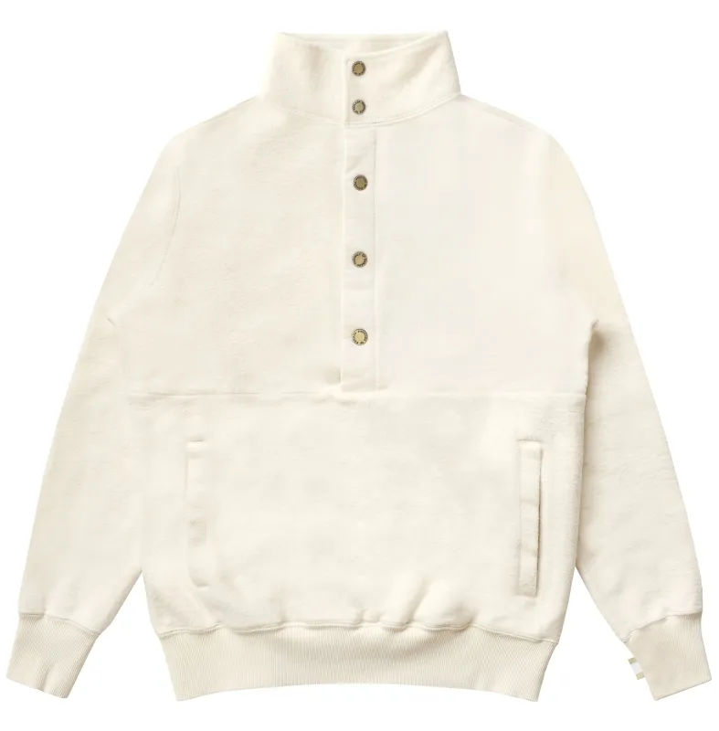 Reverse Fleece Pullover Cream - Unisex sold by Province of Canada