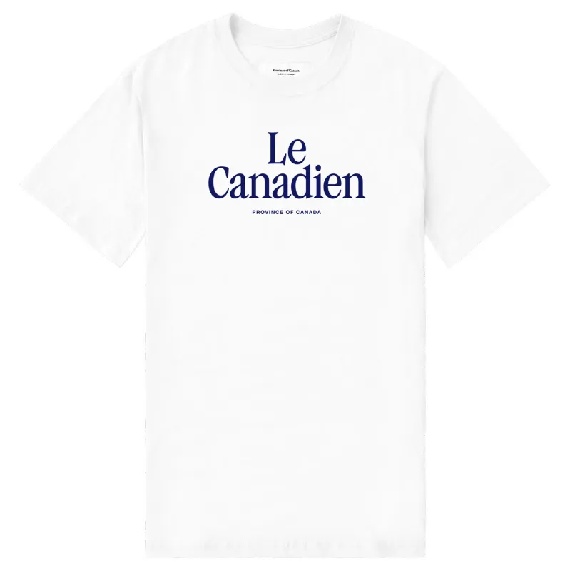 Original - Le Canadien Tee White - Mens sold by Province of Canada