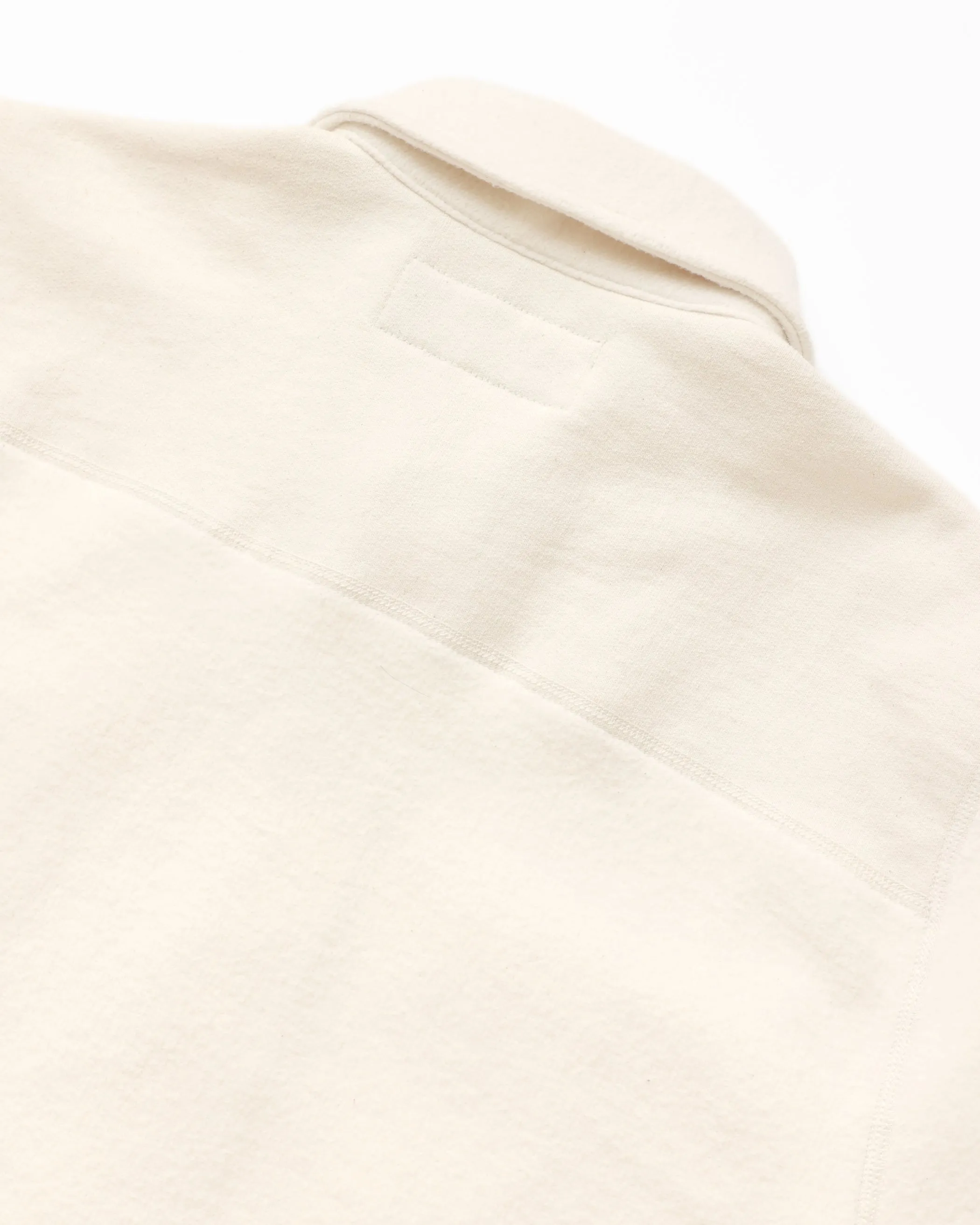 Reverse Fleece Overshirt Cream - Unisex sold by Province of Canada product image thumbnail 4