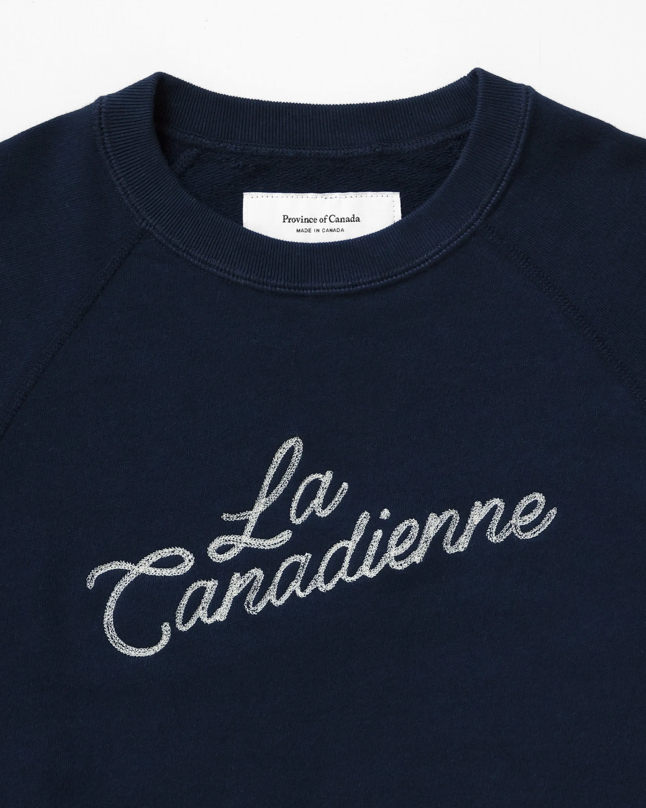 La Canadienne Sweatshirt Navy - Womens sold by Province of Canada product image thumbnail 3