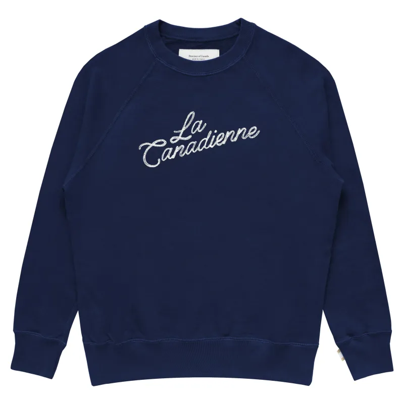 La Canadienne Sweatshirt Navy - Womens sold by Province of Canada