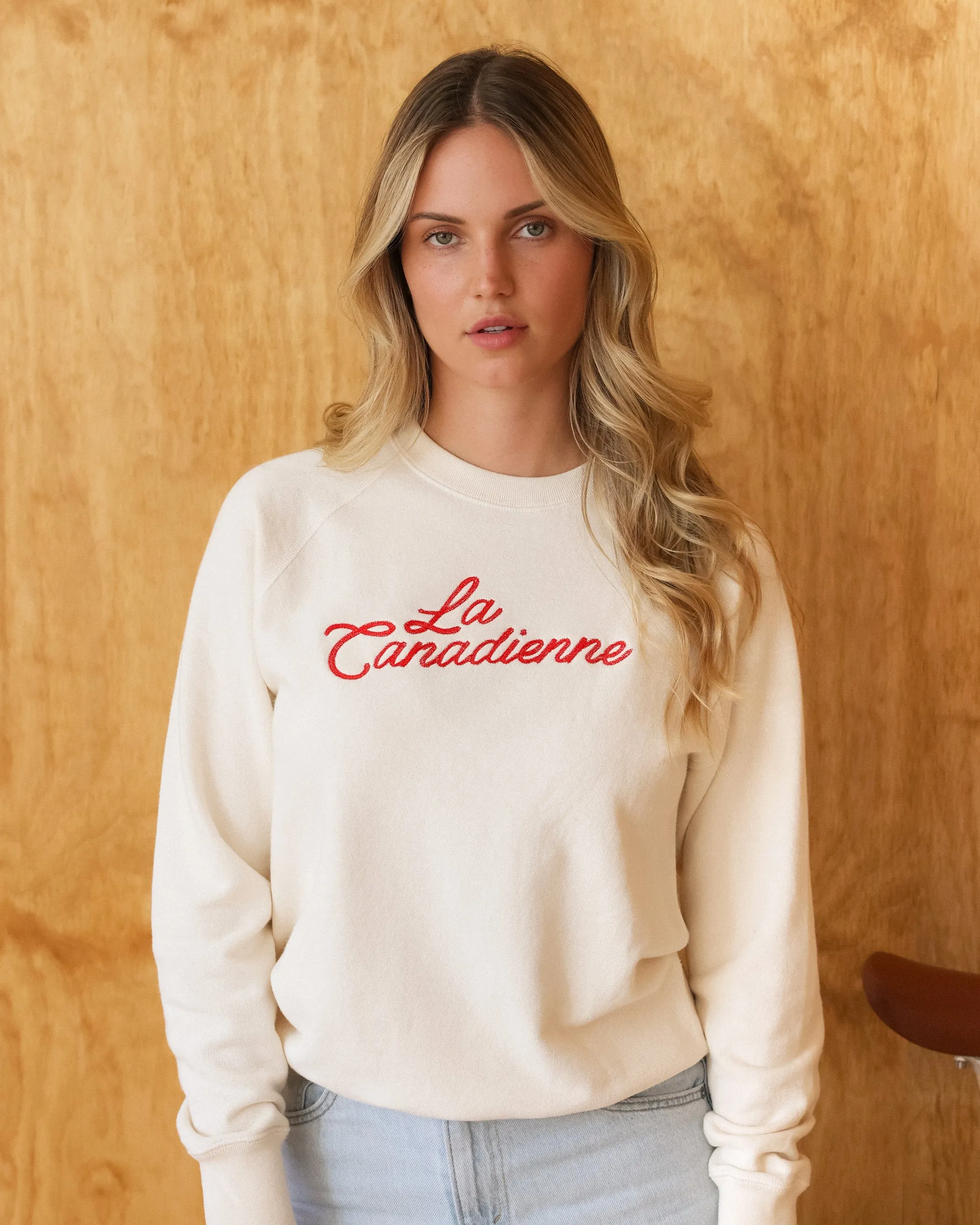 La Canadienne Sweatshirt Natural - Womens sold by Province of Canada product image thumbnail 2
