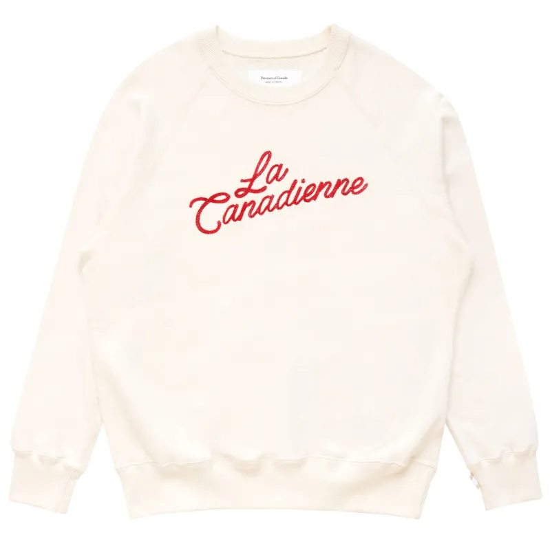 La Canadienne Sweatshirt Natural - Womens sold by Province of Canada