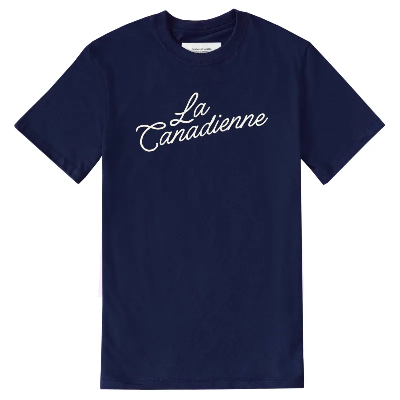La Canadienne Tee Navy - Womens sold by Province of Canada