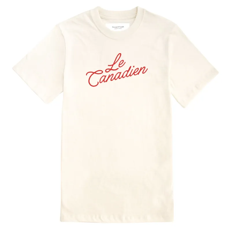 Le Canadien Tee Natural - Mens sold by Province of Canada