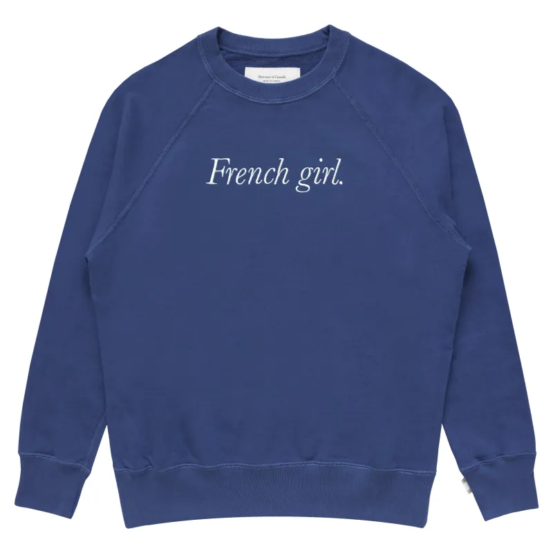 French Girl Sweater French Blue - Unisex sold by Province of Canada