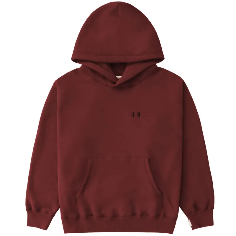 Flag Fleece Hoodie Burgundy - Unisex sold by Province of Canada