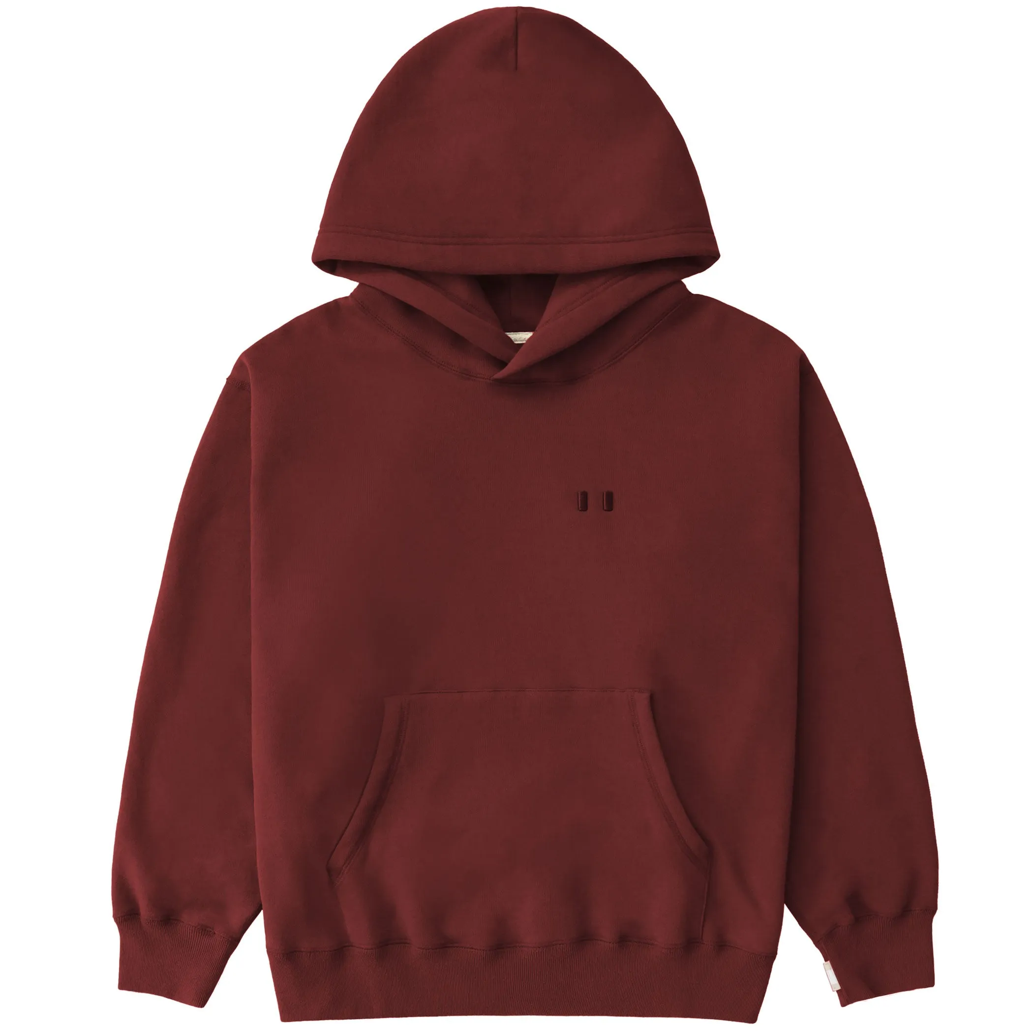 Flag Fleece Hoodie Burgundy - Unisex sold by Province of Canada