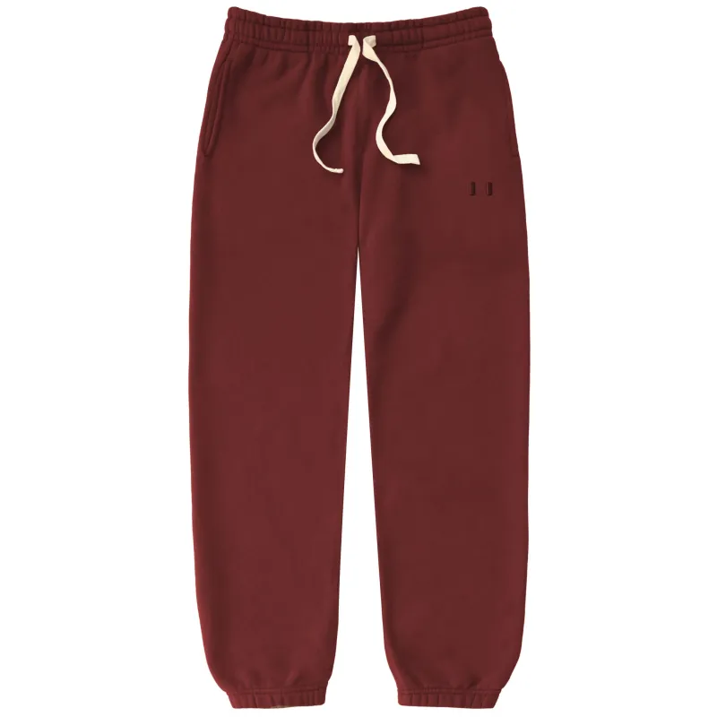 Flag Fleece Sweatpant Burgundy - Unisex sold by Province of Canada