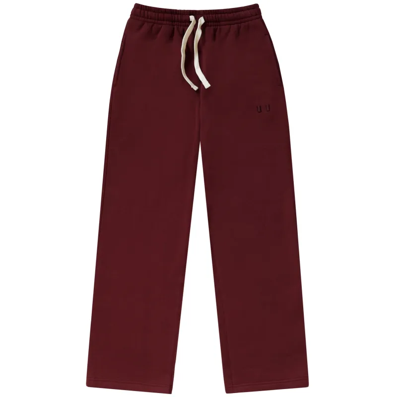 Flag Fleece Wide Leg Sweatpant Burgundy - Unisex sold by Province of Canada