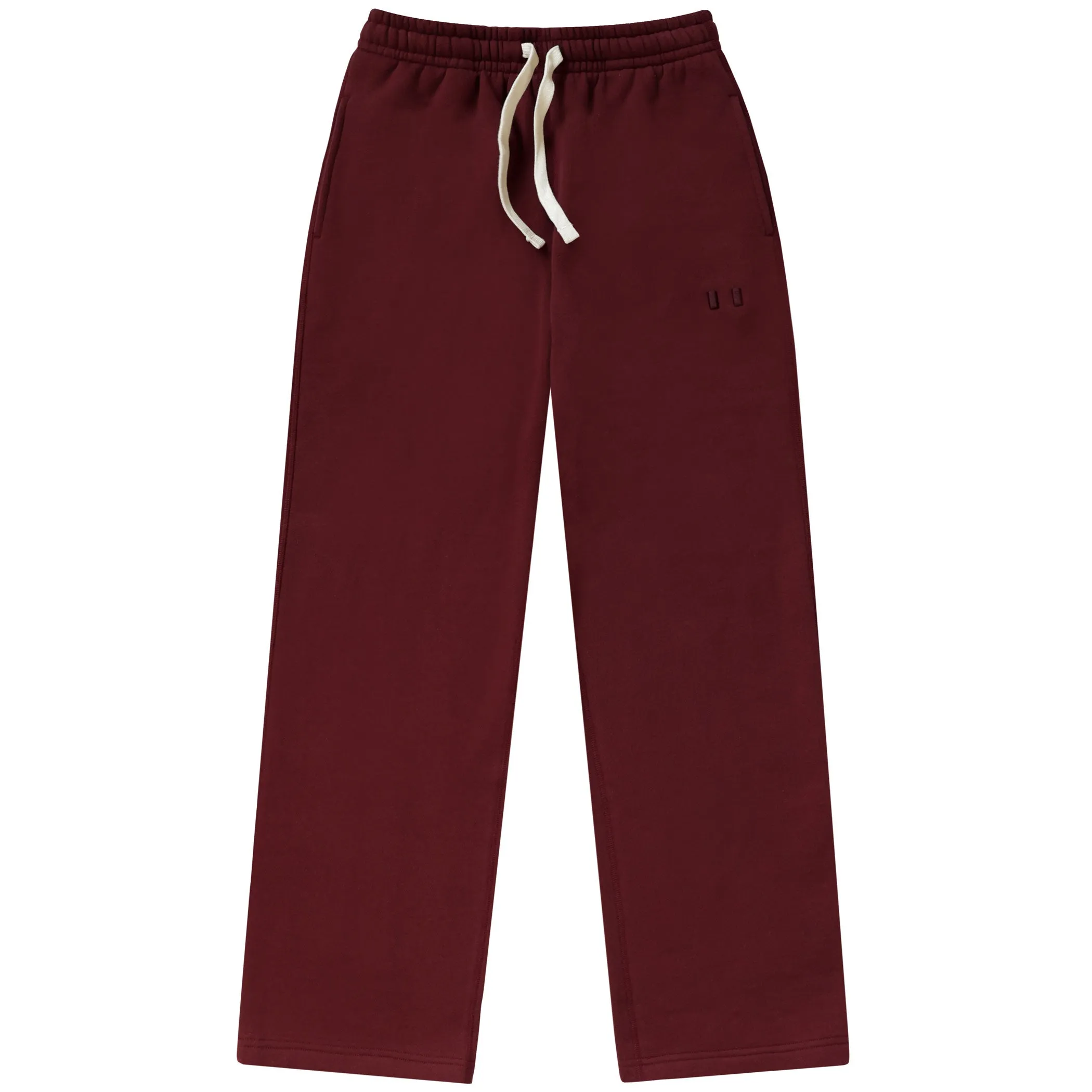 Flag Fleece Wide Leg Sweatpant Burgundy - Unisex sold by Province of Canada