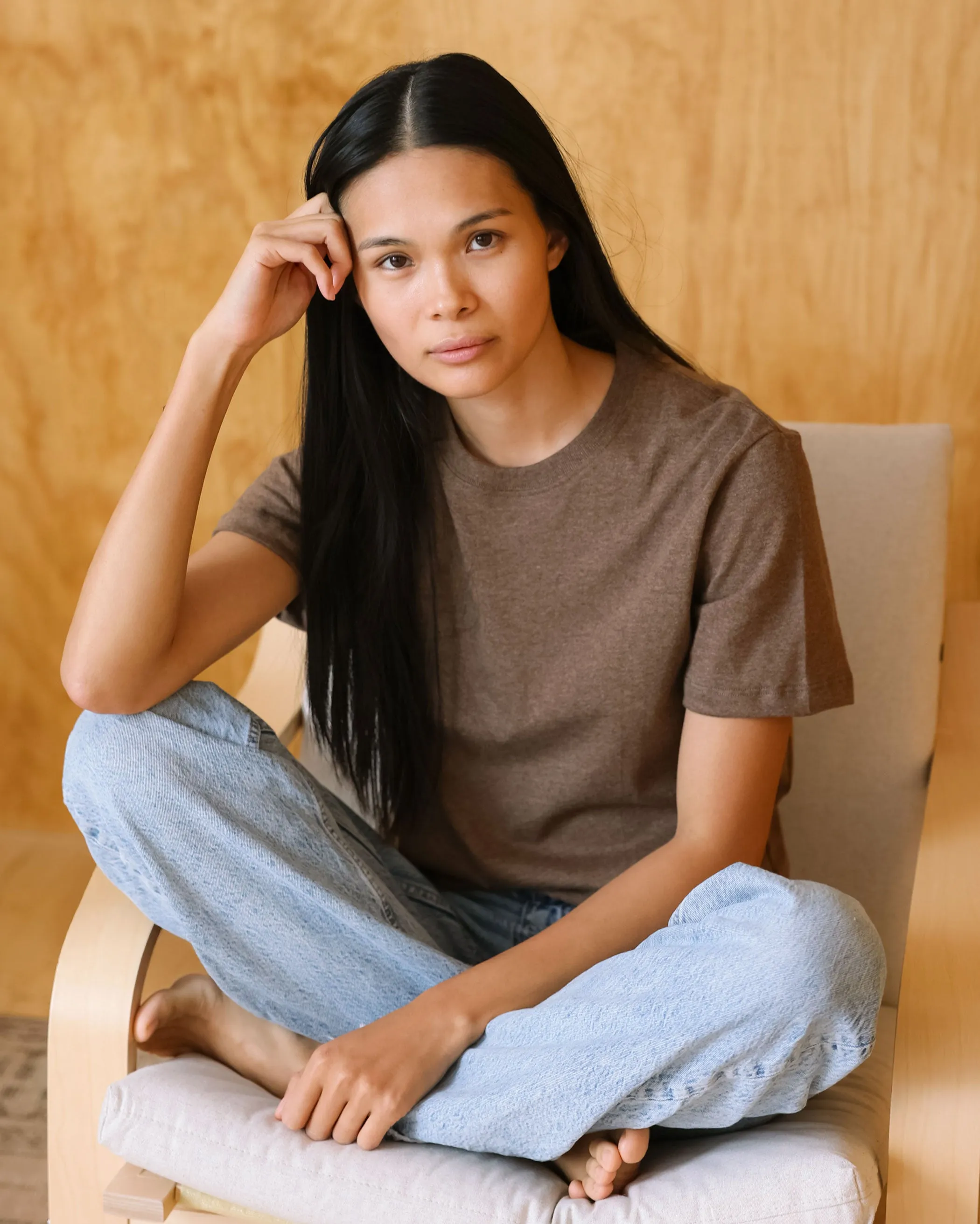 Monday Tee Heather Brown - Unisex sold by Province of Canada product image thumbnail 3