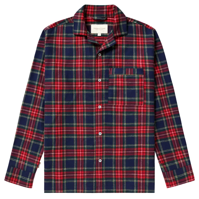 McCallister Plaid Flannel Pyjama Shirt - Unisex sold by Province of Canada