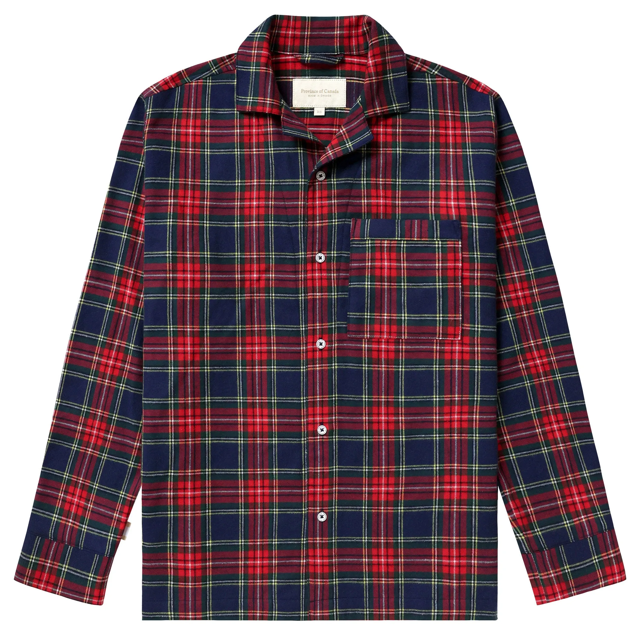 McCallister Plaid Flannel Pyjama Shirt - Unisex sold by Province of Canada