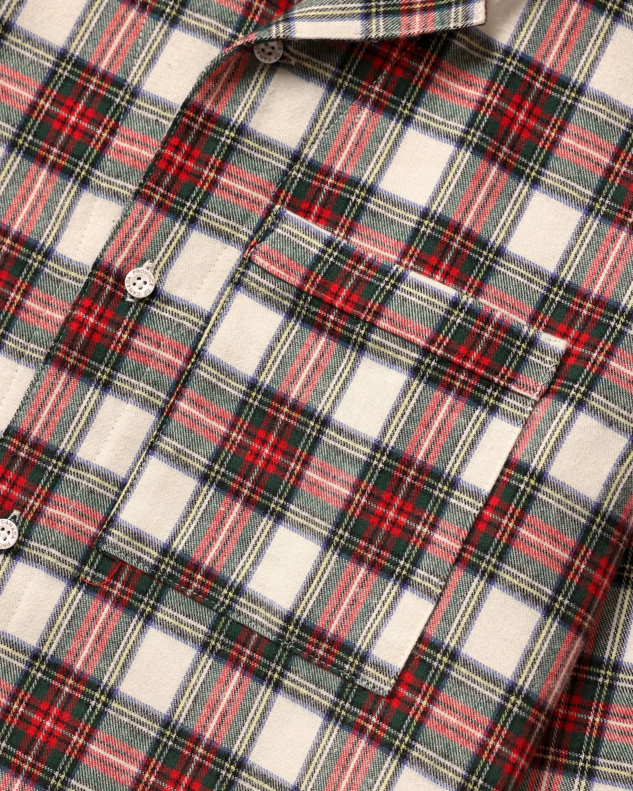 Marley Plaid Flannel Pyjama Shirt - Unisex sold by Province of Canada product image thumbnail 5