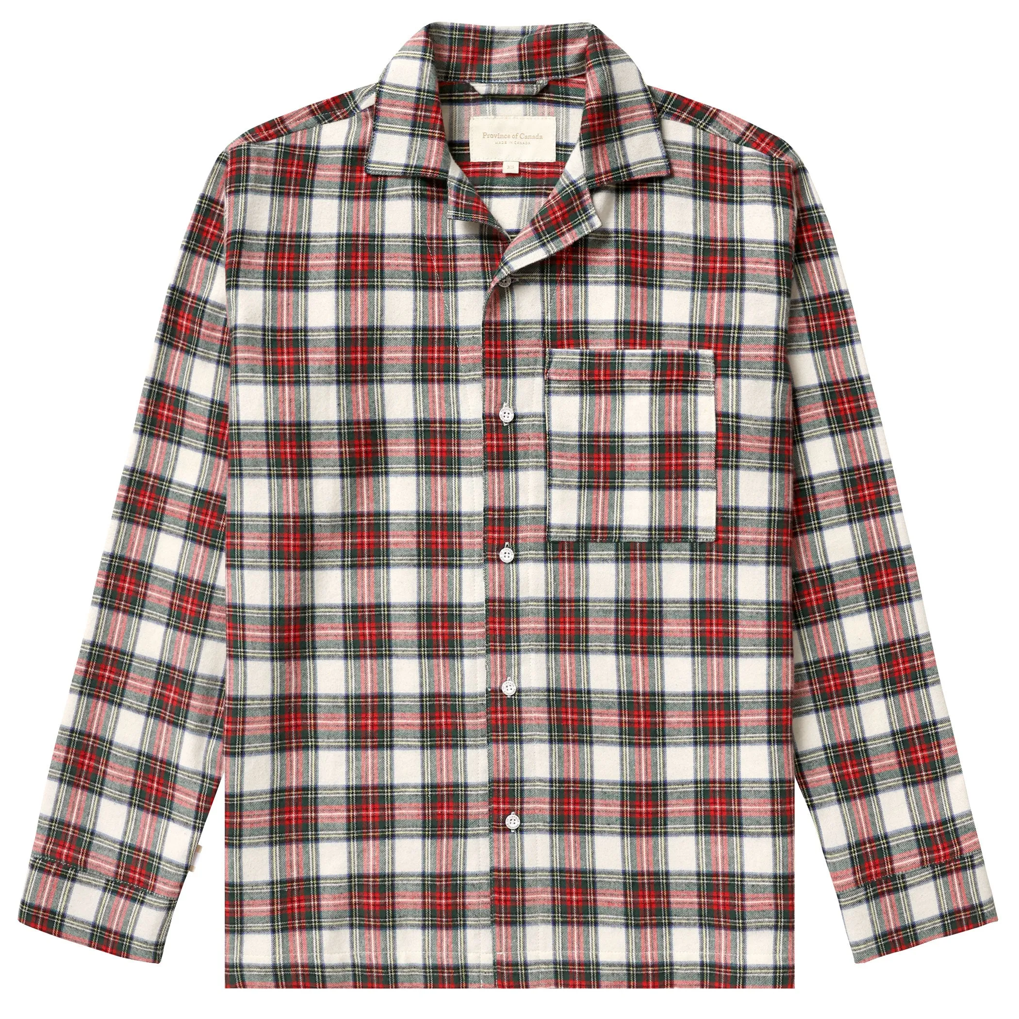 Marley Plaid Flannel Pyjama Shirt - Unisex sold by Province of Canada