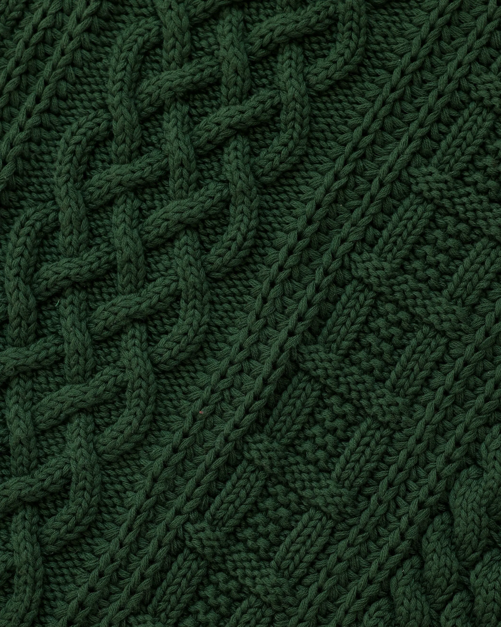Ivy Cable Knit Sweater Forest - Unisex sold by Province of Canada product image thumbnail 4