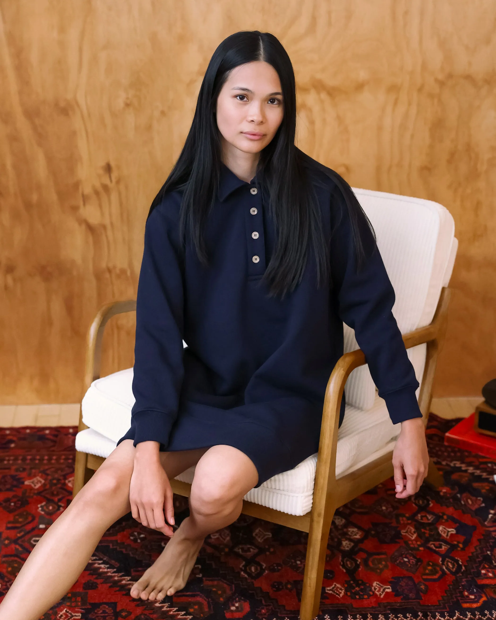 Sweater Dress Navy sold by Province of Canada product image thumbnail 3