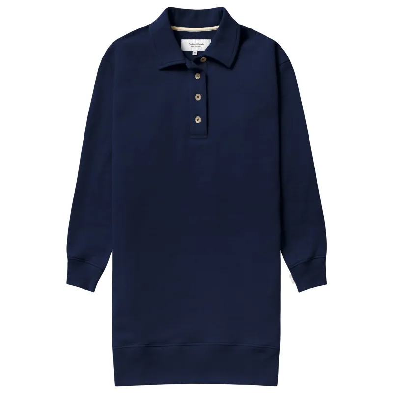 Sweater Dress Navy made by Province of Canada