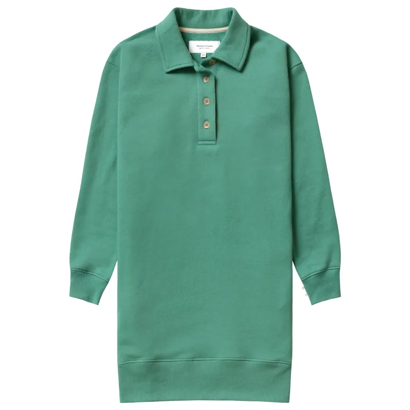 Sweater Dress Green made by Province of Canada