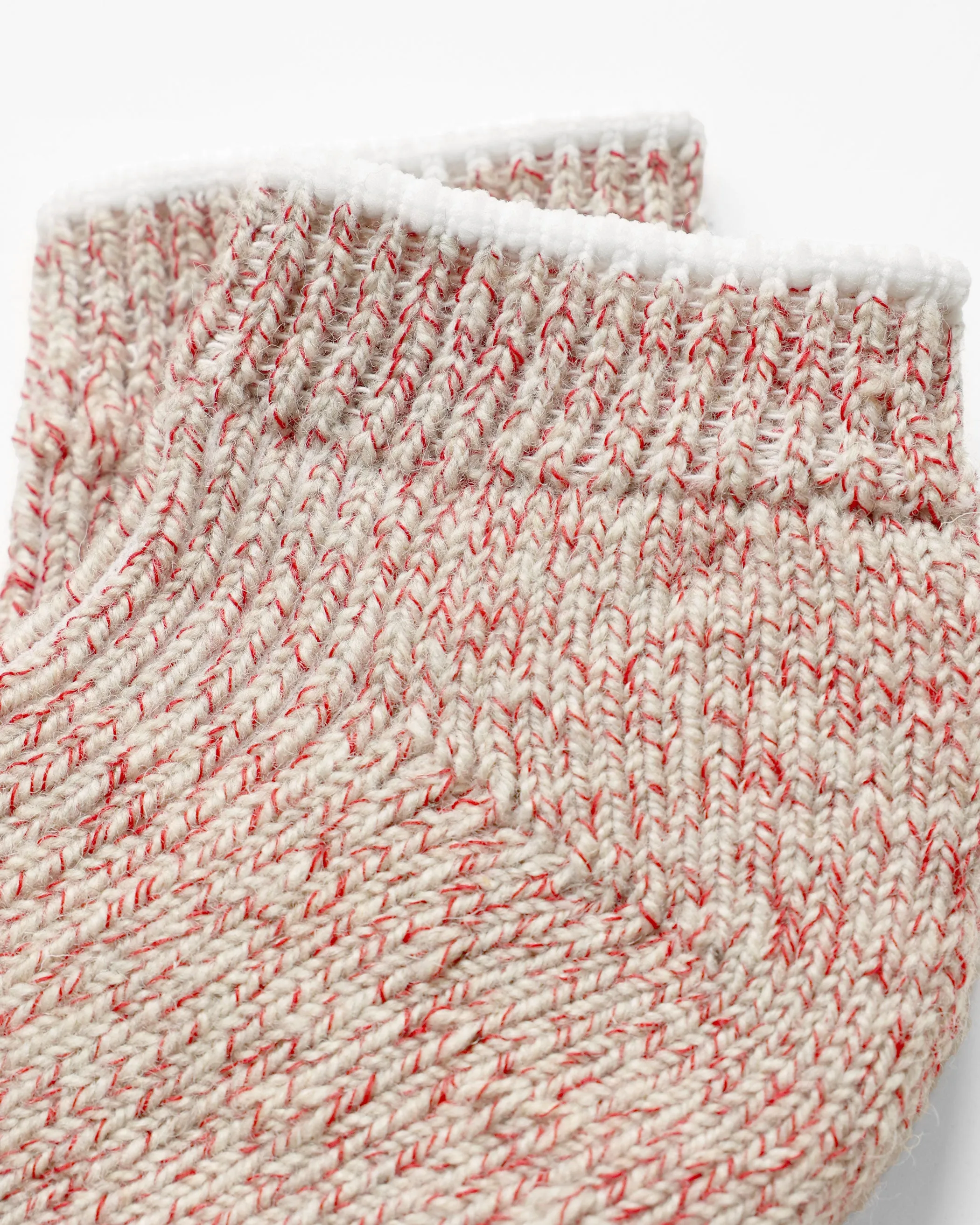 Slipper Sock Heather Red sold by Province of Canada product image thumbnail 2