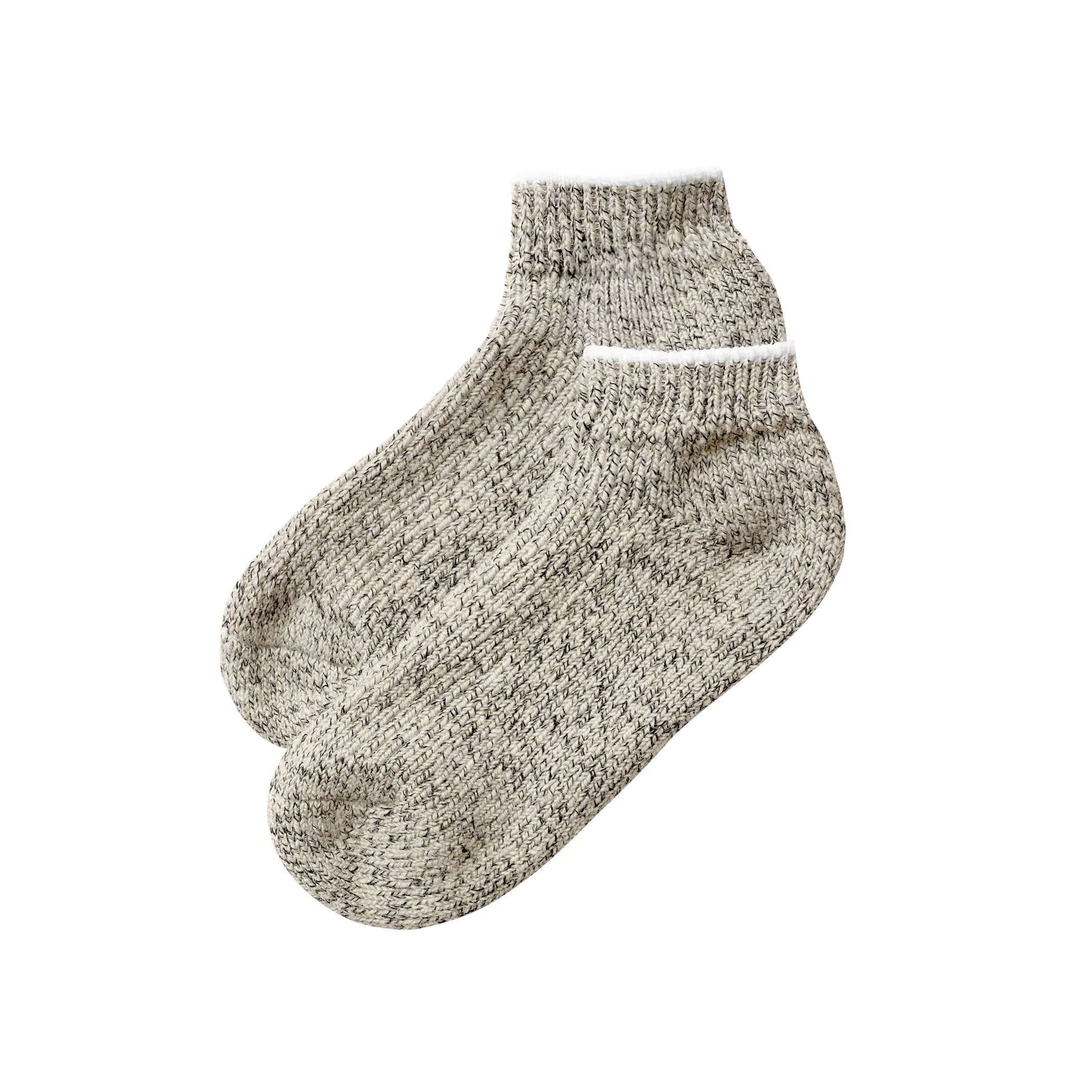 Slipper Sock Heather Black sold by Province of Canada