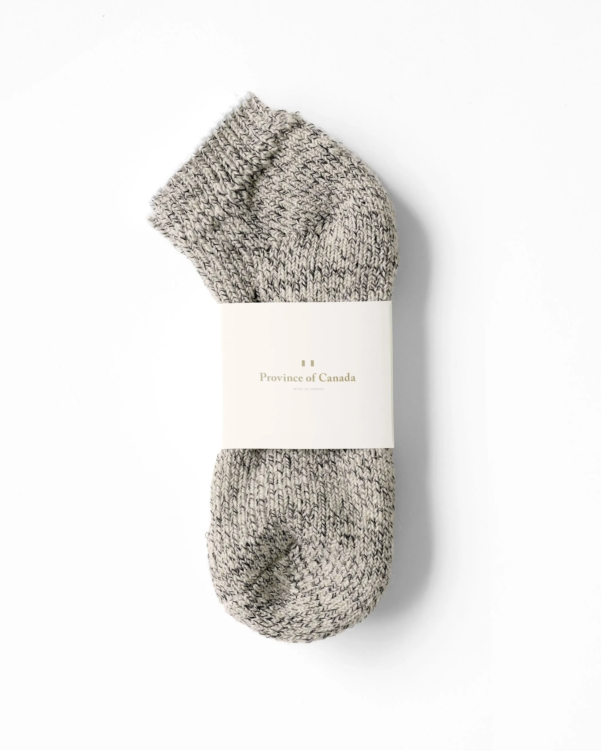 Slipper Sock Heather Black sold by Province of Canada product image thumbnail 3